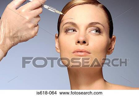 Woman having a BOTOX ® injection View Large Photo Image Picture - Woman having a BOTOX ® injection. Fotosearch