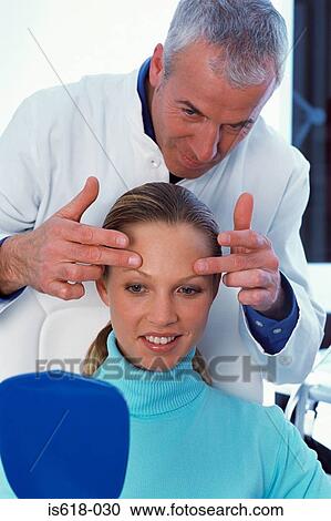 Woman preparing for face lift View Large Photo Image Stock Image - Woman preparing for face lift. Fotosearch