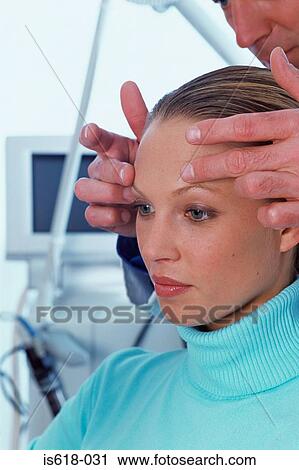 Woman preparing for face lift View Large Photo Image Stock Image - Woman preparing for face lift. Fotosearch