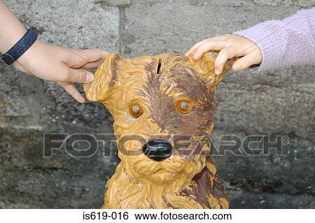 Stock Photograph - Dog collection box. Fotosearch