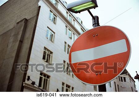 Stock Image - No entry sign. Fotosearch
