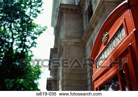 Red telephone booth View Large Photo Image Stock Photography - Red telephone booth. Fotosearch