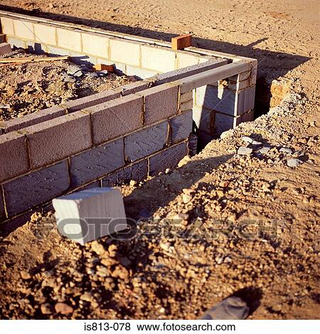 Foundations on construction site View Large Photo Image Stock Photo - Foundations on construction site. Fotosearch