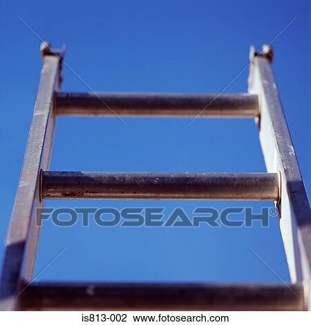 Ladder and clear sky View Large Photo Image Stock Image - Ladder and clear sky. Fotosearch