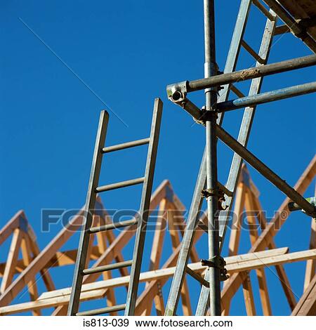 Stock Photo - Roof under construction. Fotosearch