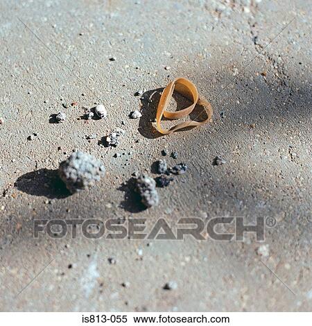 Rubber band and rubble on floor View Large Photo Image Stock Photography - Rubber band and rubble on floor. Fotosearch
