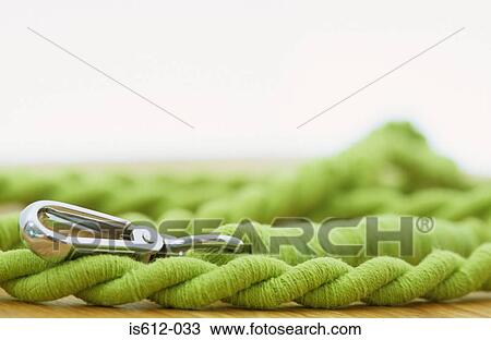 Stock Image - Close-up of dog lead. Fotosearch