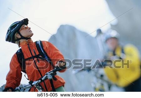 Cycling in the mountains. View Large Photo Image Stock Photography - Cycling in the mountains.. Fotosearch