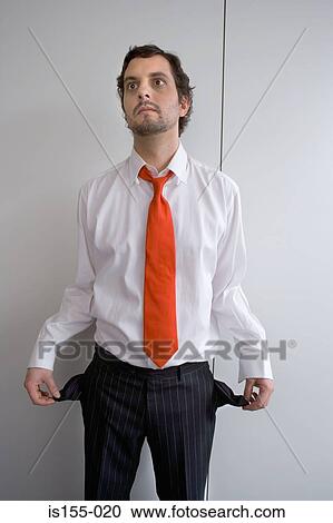 Stock Image - Bankrupt businessman. Fotosearch
