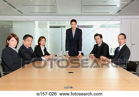 Serious looking businesspeople View Large Photo Image Stock Photograph - Serious looking businesspeople. Fotosearch