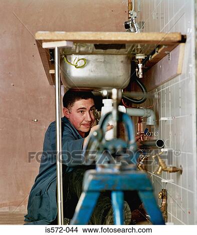 Plumber View Large Photo Image Picture - Plumber. Fotosearch