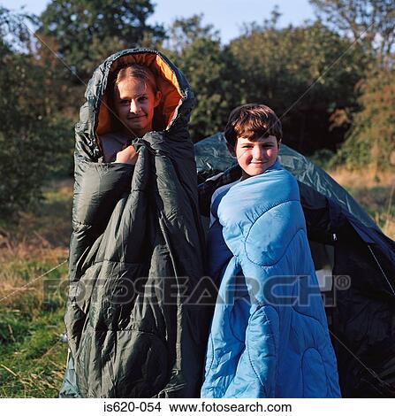 Children in sleeping bags View Large Photo Image Picture - Children in sleeping bags. Fotosearch