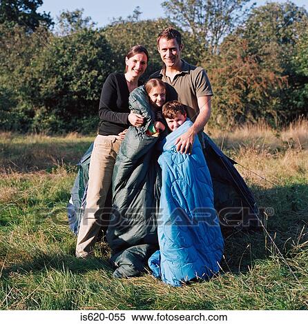 Family on a campsite View Large Photo Image Stock Photography - Family on a campsite. Fotosearch
