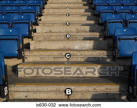 Concrete stairway in stadium View Large Photo Image Stock Image - Concrete stairway in stadium. Fotosearch