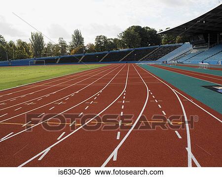 Empty race track View Large Photo Image Stock Photograph - Empty race track. Fotosearch
