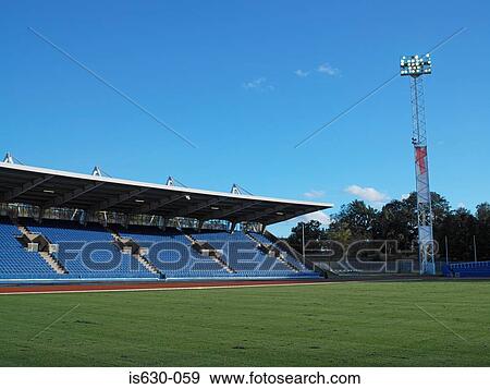 Empty sports stadium View Large Photo Image Stock Photo - Empty sports stadium. Fotosearch