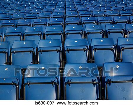 Stock Photo - Empty stadium seating. Fotosearch