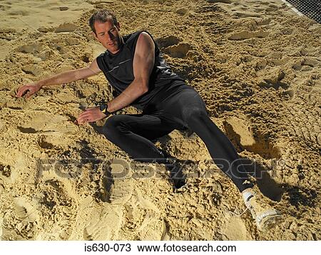 Male long jumper View Large Photo Image Stock Image - Male long jumper. Fotosearch