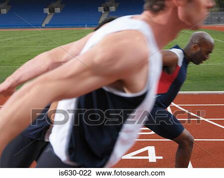 Male sprinters View Large Photo Image Stock Image - Male sprinters. Fotosearch