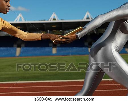 Women having a relay race View Large Photo Image Stock Photography - Women having a relay race. Fotosearch
