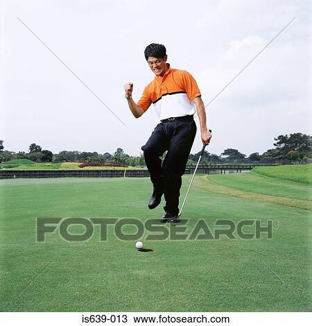 Man playing golf View Large Photo Image Stock Image - Man playing golf. Fotosearch