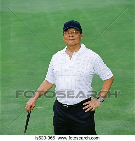 Portrait of a male golfer View Large Photo Image Stock Photography - Portrait of a male golfer. Fotosearch