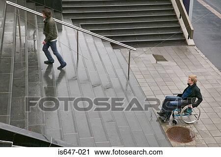 Disabled man being ignored View Large Photo Image Stock Image - Disabled man being ignored. Fotosearch