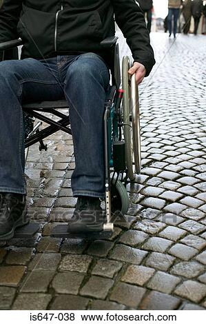 Disabled man in wheelchair View Large Photo Image Stock Photo - Disabled man in wheelchair. Fotosearch