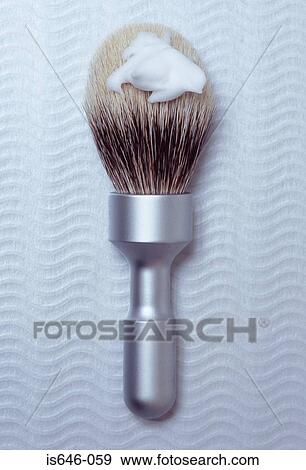 A traditional shaving brush View Large Photo Image Stock Photo - A traditional shaving brush. Fotosearch