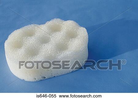 Stock Photography - A white sponge. Fotosearch
