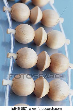 Stock Photo - A wooden massager. Fotosearch