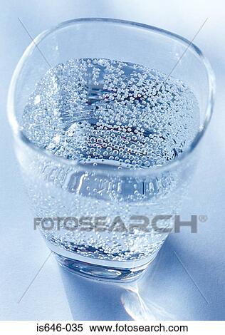 Glass of fizzy water View Large Photo Image Stock Photography - Glass of fizzy water. Fotosearch