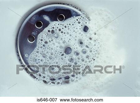 Soap suds in sink View Large Photo Image Stock Photo - Soap suds in sink. Fotosearch