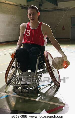 Basketball player in a wheelchair View Large Photo Image Stock Photograph - Basketball player in a wheelchair. Fotosearch