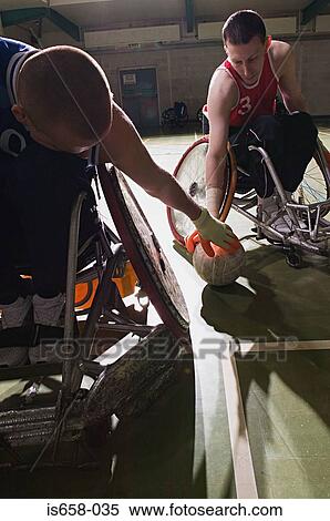 Stock Photography - Disabled basketball players. Fotosearch