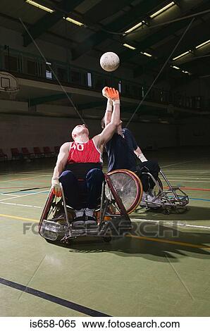 Disabled man playing basketball View Large Photo Image Stock Photography - Disabled man playing basketball. Fotosearch