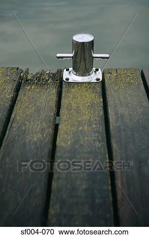 Bollard on a jetty View Large Photo Image Stock Image - Bollard on a jetty. Fotosearch