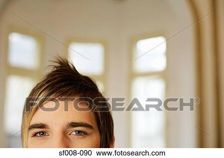 Man with funky hairstyle View Large Photo Image Stock Image - Man with funky hairstyle. Fotosearch