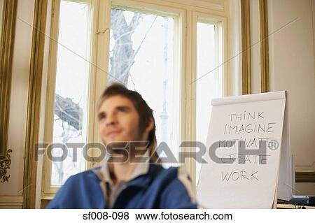 Man with motivational words View Large Photo Image Stock Photo - Man with motivational words. Fotosearch