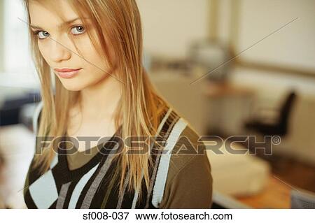 Pretty young woman View Large Photo Image Stock Photo - Pretty young woman. Fotosearch