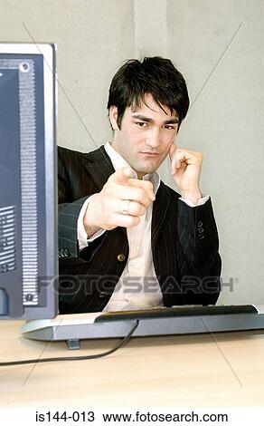Stock Image - Confident businessman. Fotosearch