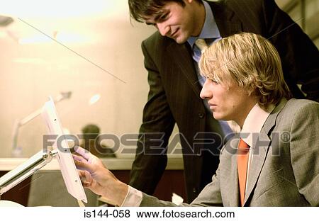 Two businessmen View Large Photo Image Stock Photo - Two businessmen. Fotosearch