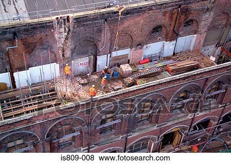 Aerial view of a building site View Large Photo Image Stock Photo - Aerial view of a building site. Fotosearch