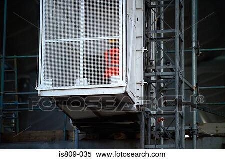 Stock Photography - Building site lift. Fotosearch
