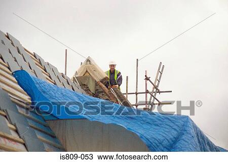Roof tiling View Large Photo Image Stock Image - Roof tiling. Fotosearch