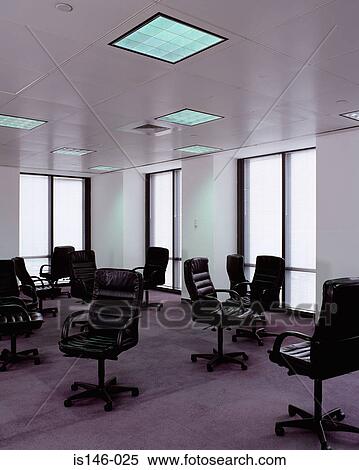 Chairs in empty office View Large Photo Image Stock Photography - Chairs in empty office. Fotosearch