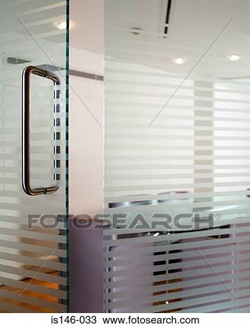 Glass wall in office View Large Photo Image Stock Image - Glass wall in office. Fotosearch