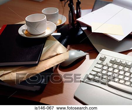 Messy desk View Large Photo Image Stock Photo - Messy desk. Fotosearch