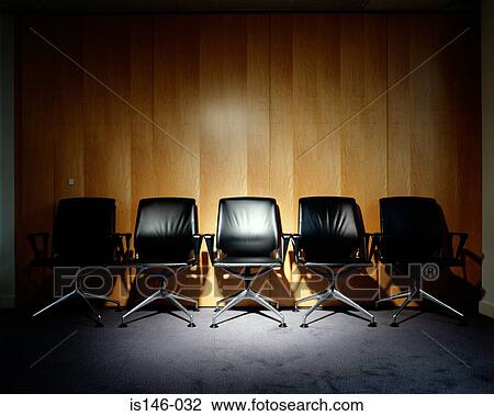 Row of empty office chairs View Large Photo Image Stock Image - Row of empty office chairs. Fotosearch