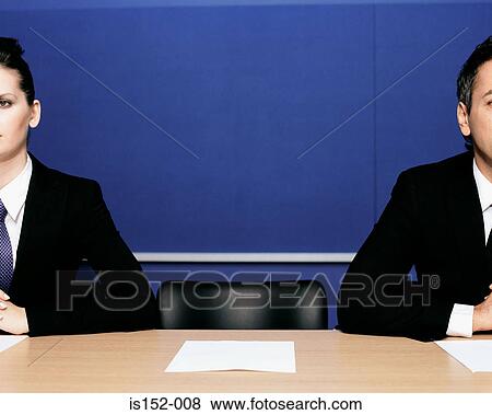 Businesspeople in conference room View Large Photo Image Stock Photo - Businesspeople in conference room. Fotosearch